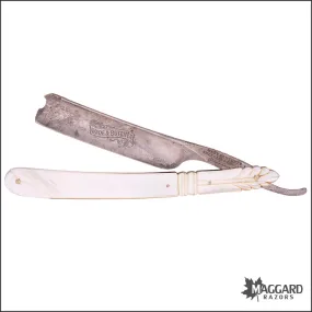 #1007 Vintage Straight Razor - Wade & Butcher, Mother of Pearl, 5/8