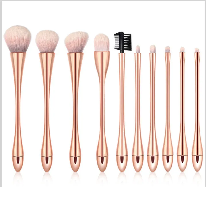 10pcs Makeup Brush Small Waist Goblet Makeup Brush Set