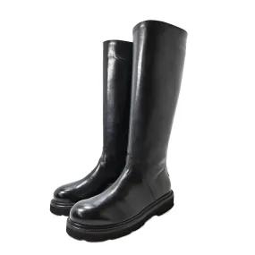 ALBA 37 - Urban boots leather BLACK