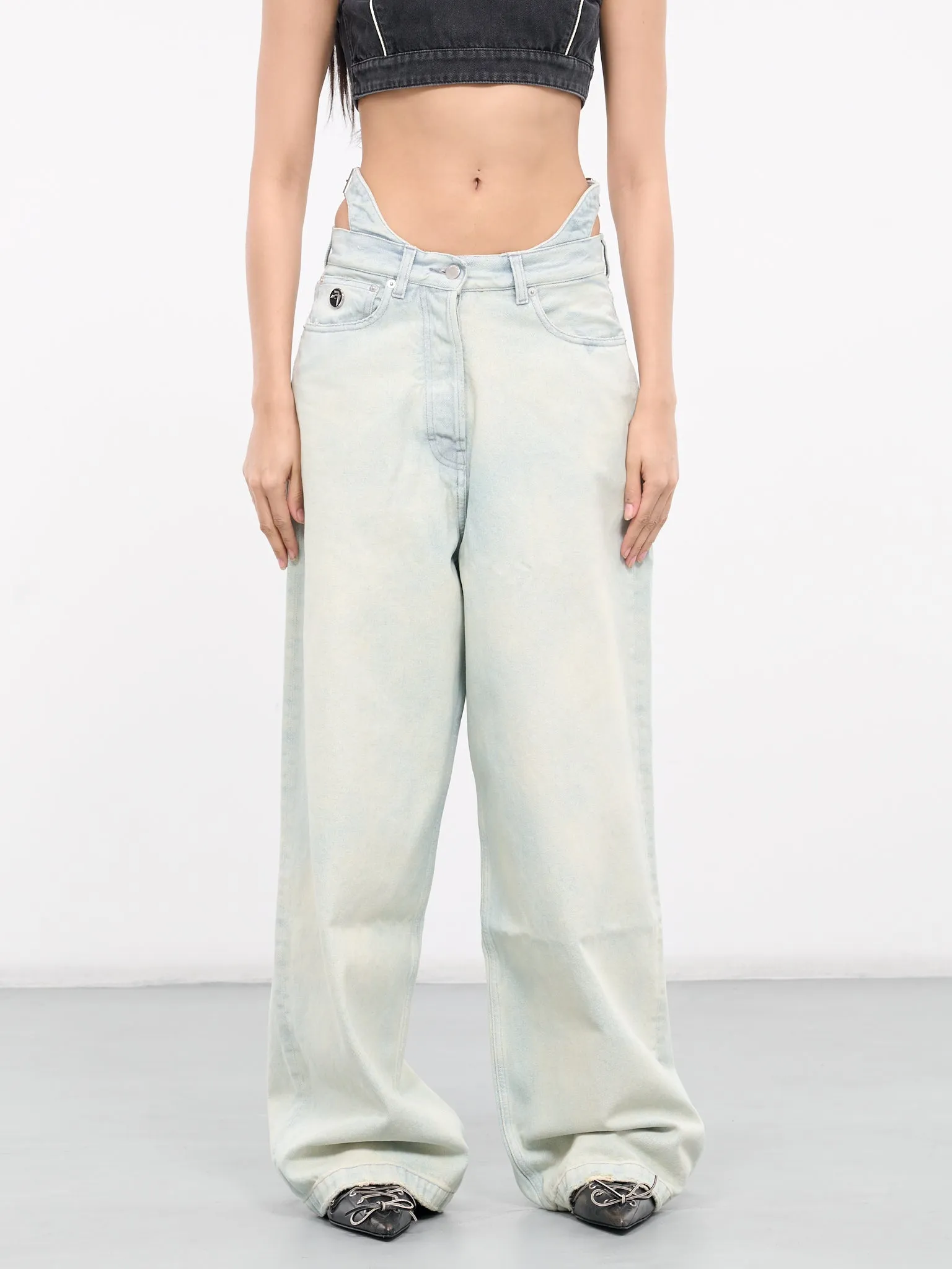 Baggy Denim Jeans (YA001DEN002400-LIGHT-BLUE)