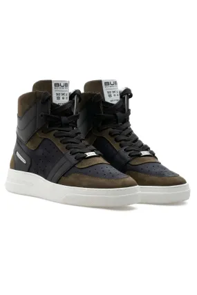 BUB Skywalker - Black Grape - Nubuck & Calf Leather - Women's Sneakers