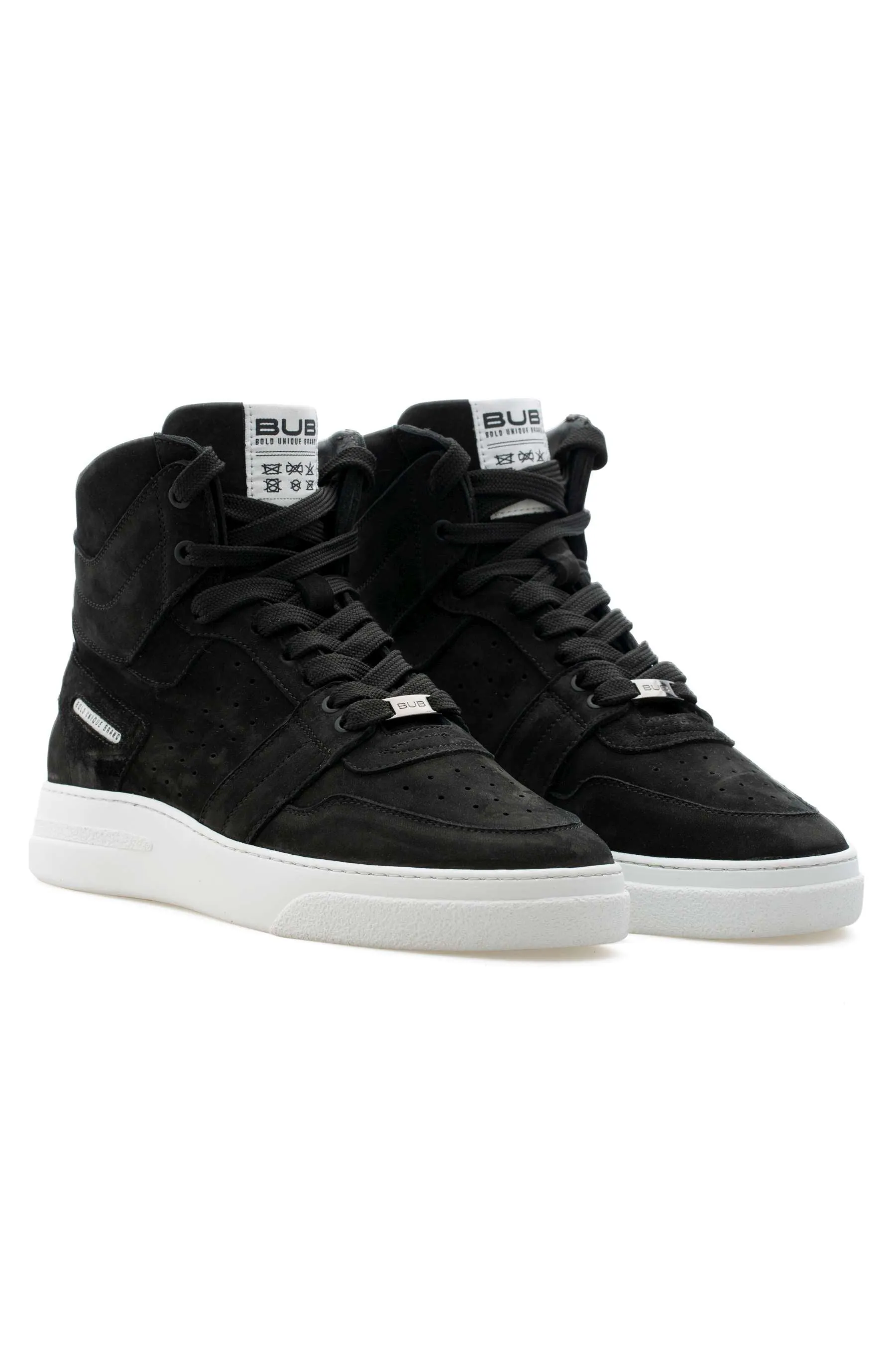 BUB Skywalker - Deep Black - Nubuck - Women's Sneakers