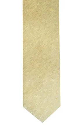 Champagne Skinny Textured Tie - Brand New