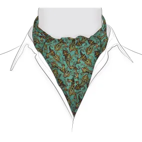 Chokore Men's Sea Green Silk Designer Cravat