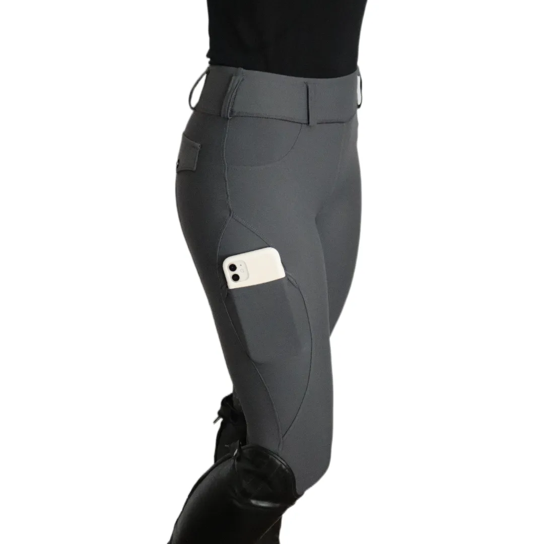 Comfort Grip Leggings - Gray