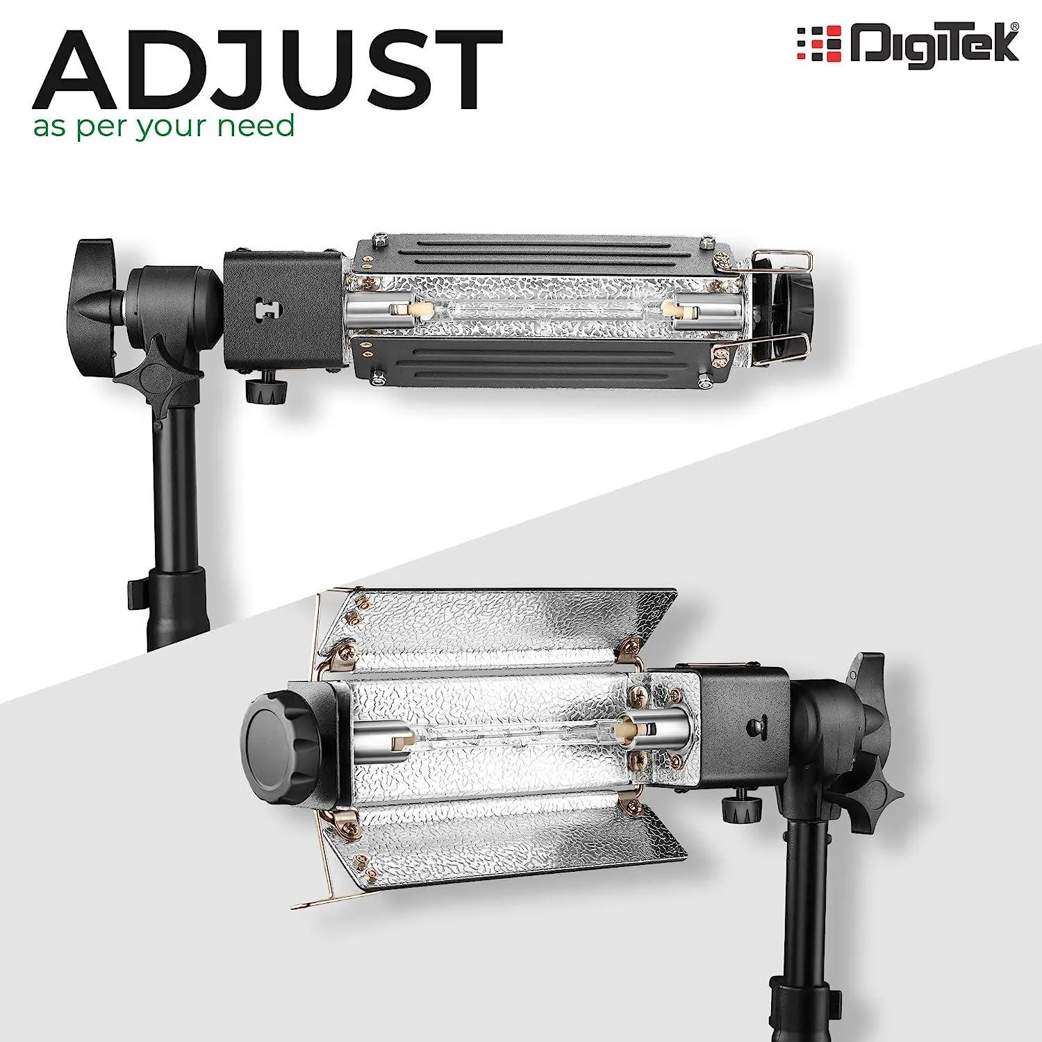 Digitek (DPL 003) Porta Light with 1000 Watt Halogen Tube | for Video & Still Photography