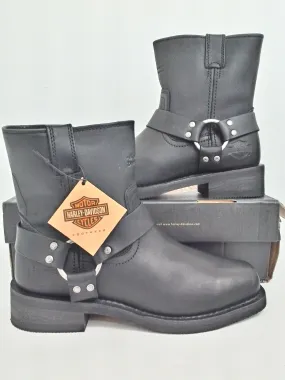 Harley-Davidson Men's Black Leather Boots Size 9