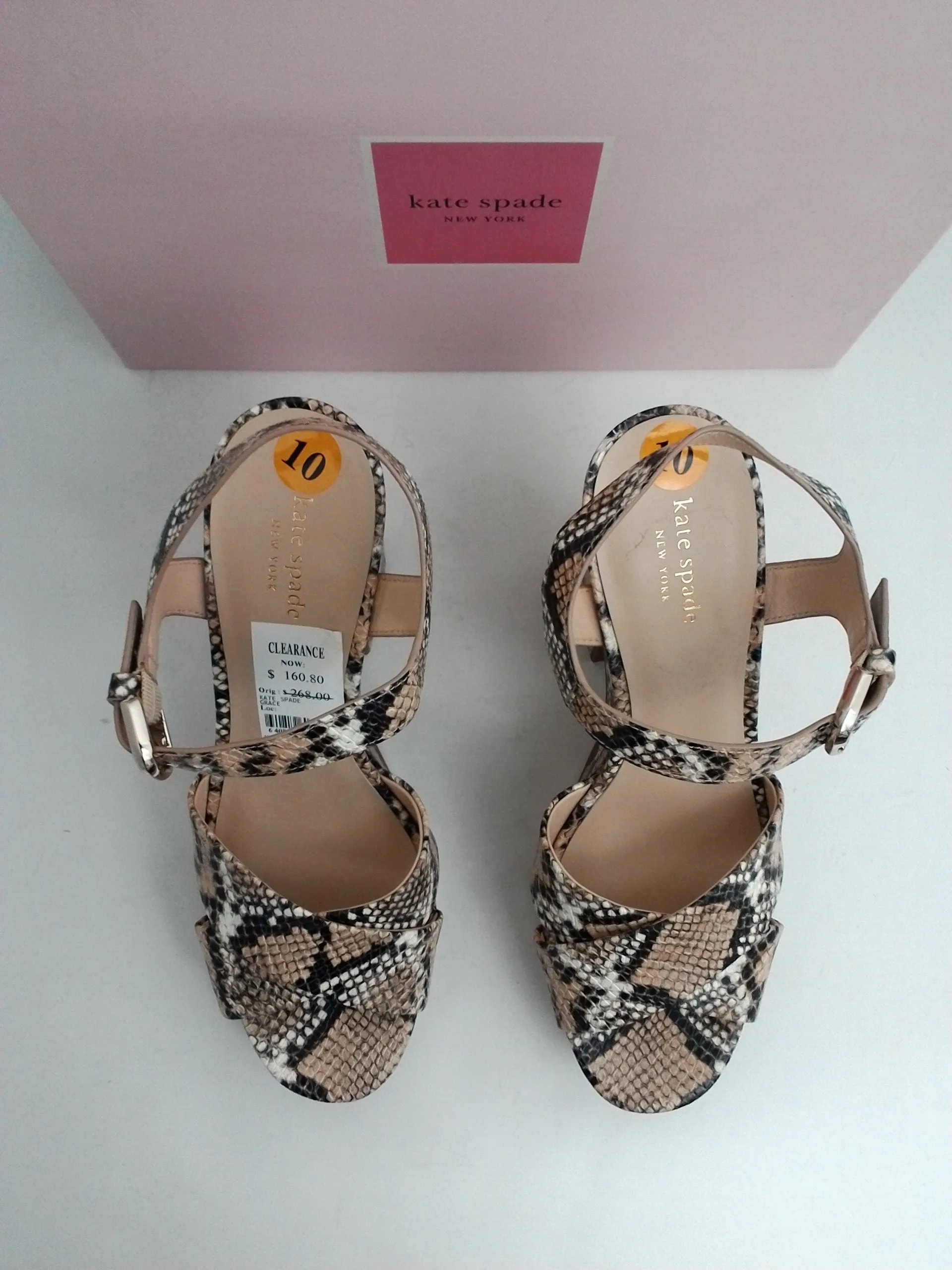 Kate Spade New York Women's Grace Platform Sandal Size 10 M