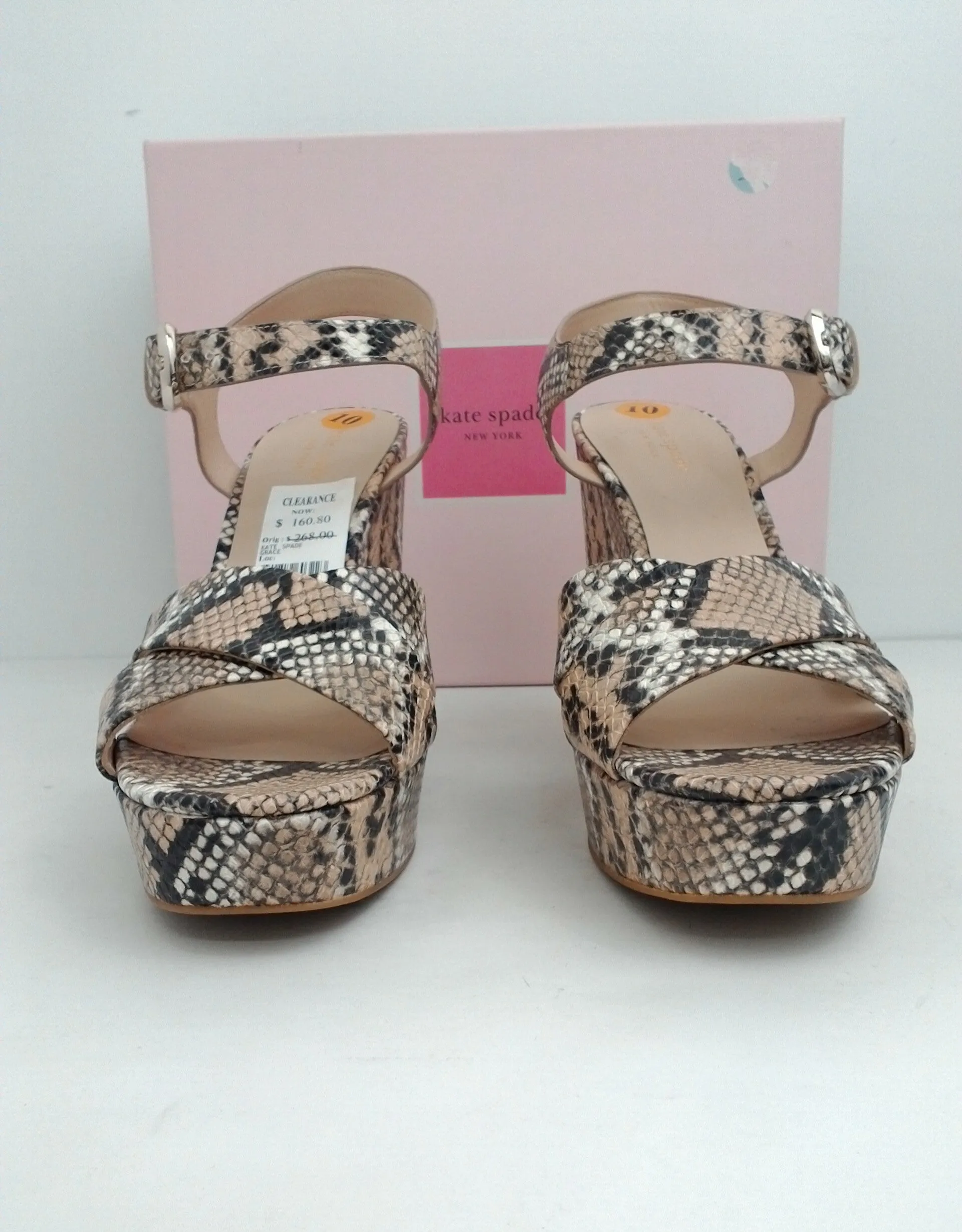 Kate Spade New York Women's Grace Platform Sandal Size 10 M