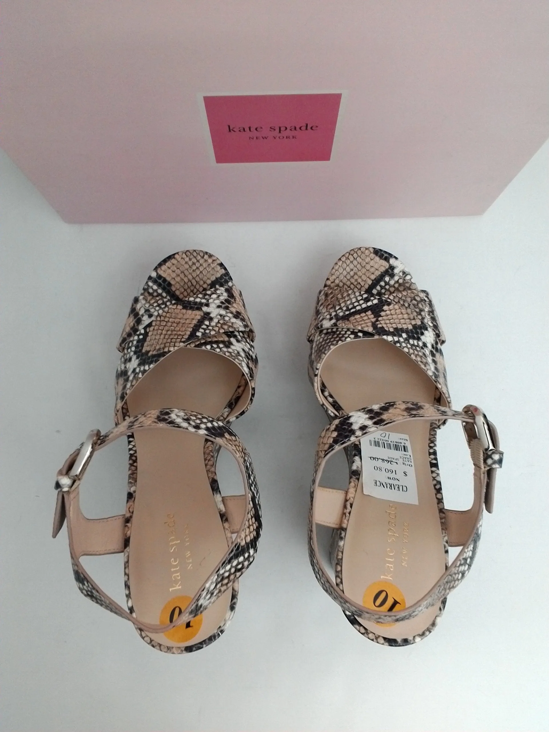 Kate Spade New York Women's Grace Platform Sandal Size 10 M