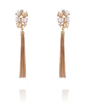 Keshi Tassel Earrings