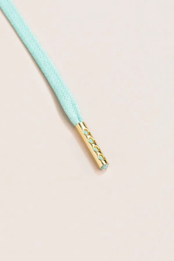 Mint Green | 4 mm Round Waxed Shoelaces