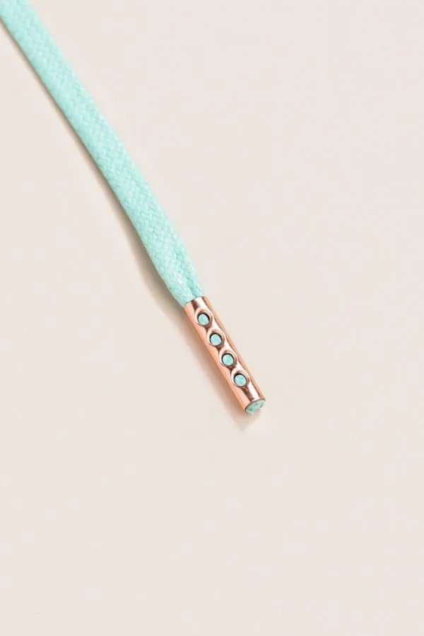 Mint Green | 4 mm Round Waxed Shoelaces