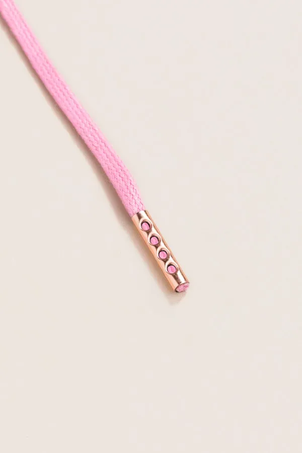 Pastel Pink | 4 mm Round Waxed Shoelaces